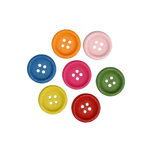 2cm Craft Wooden Buttons